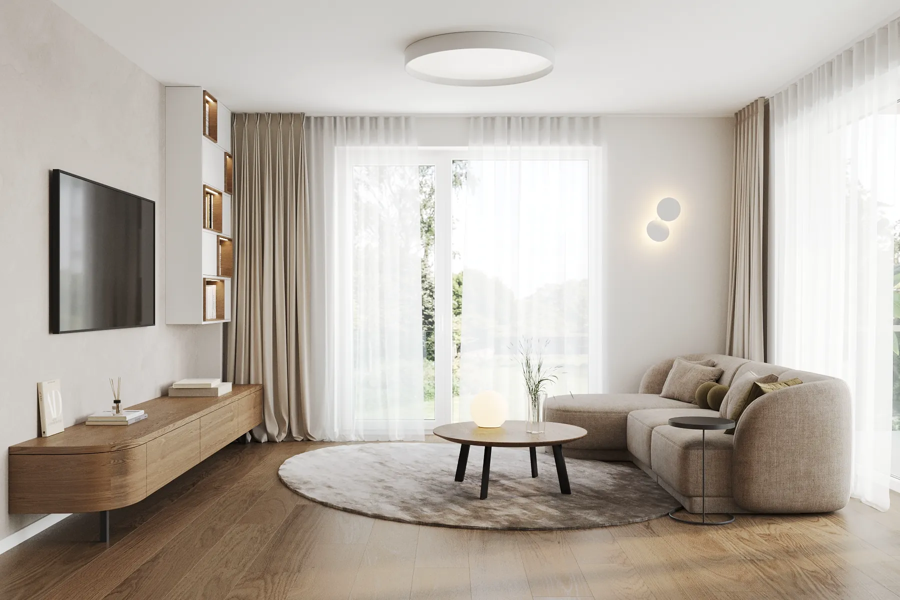 Designová ložnice s hotelovou atmosférou